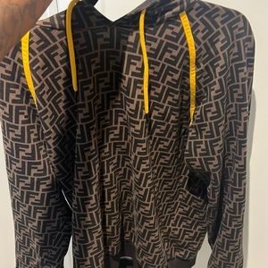 Fendi Brown cotton sweatshirt
